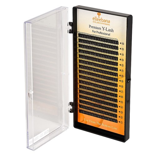 Eyelash Extensions - Pre-Made 2D / C-Curl- 0.07mm x 11mm